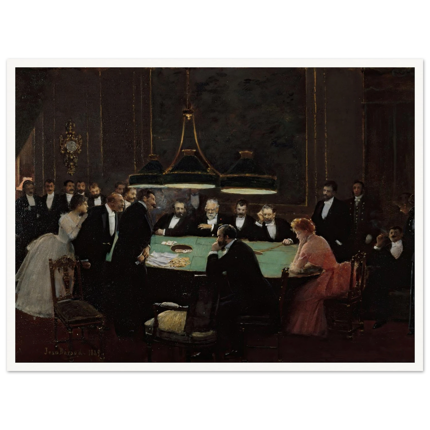 La salle de jeu (1889) Art Print | Jean Beraud-Quipham Collections