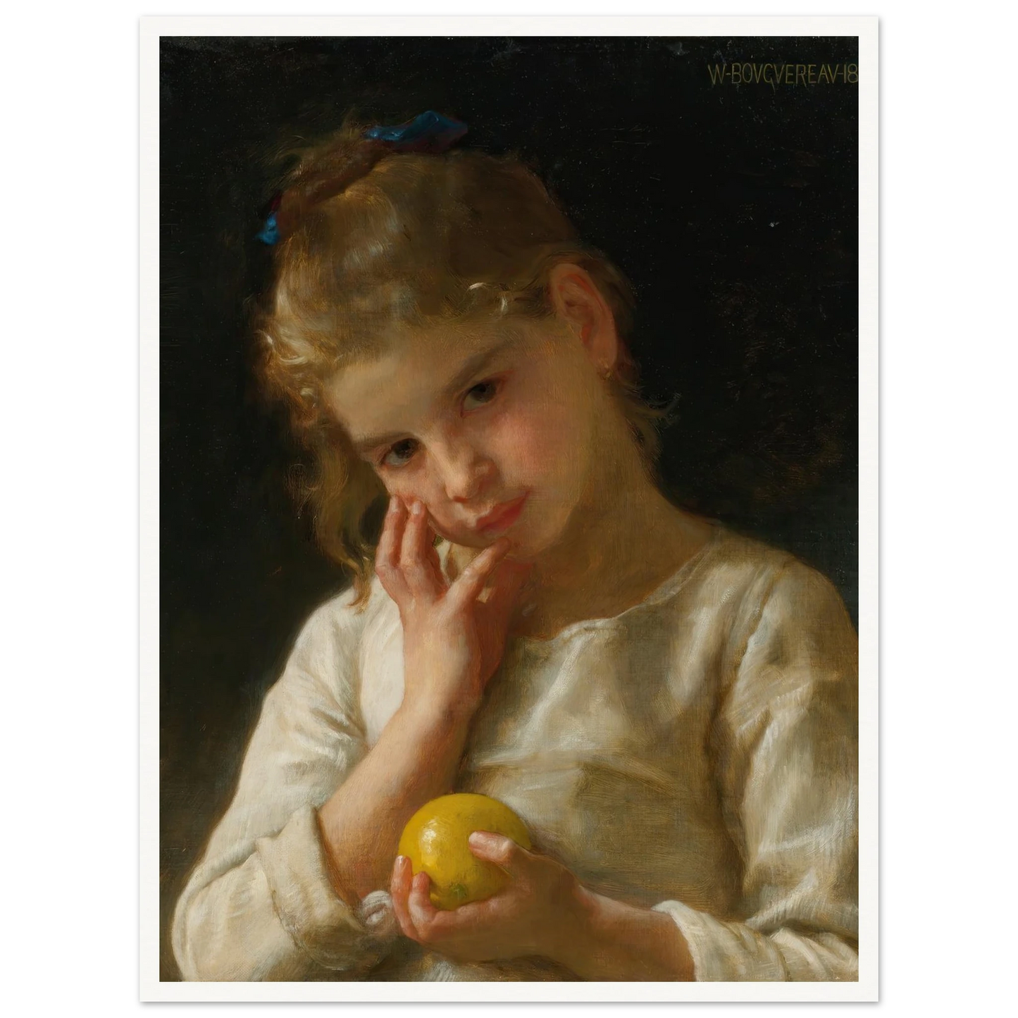 Le Citron (1899) Art Print | William Bouguereau-Quipham Collections