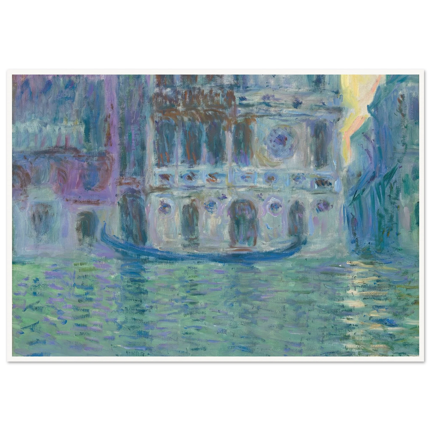 Le Palais Dario (1908) Art Print | Claude Monet-Quipham Collections