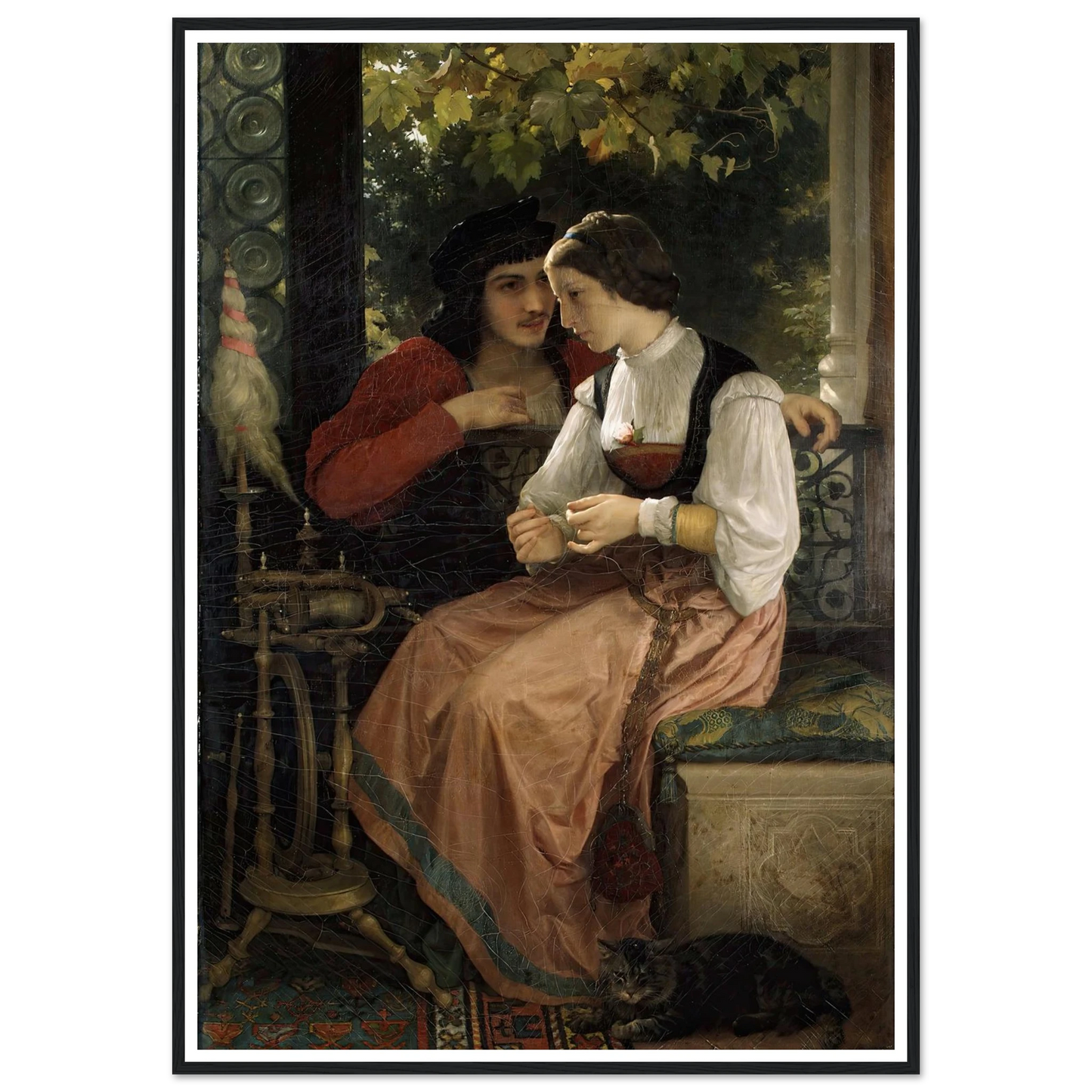 The Proposal (1872) Art Print | William Bouguereau-Quipham Collections