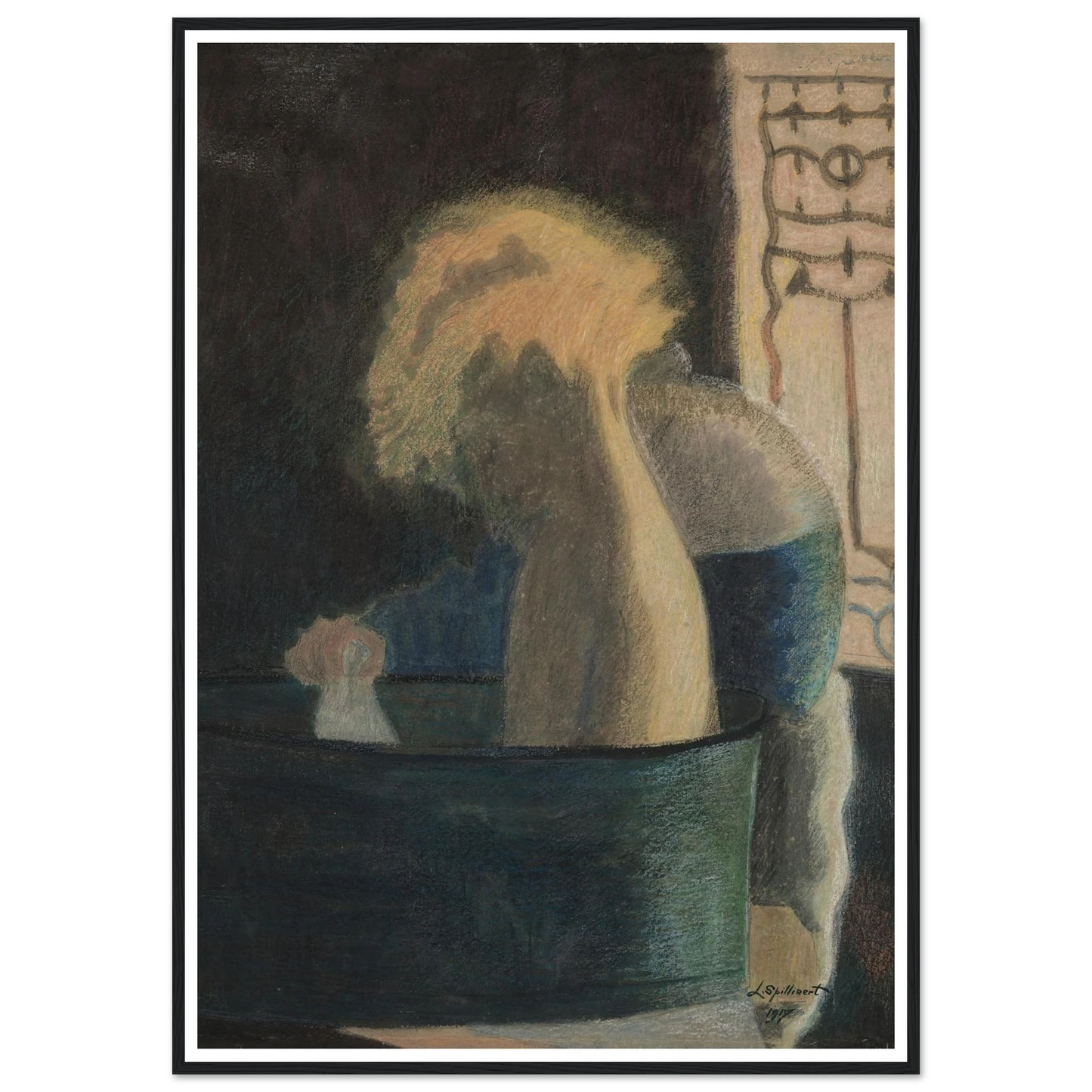 Het bad (1917) Art Print | Leon Spilliaert-Quipham Collections