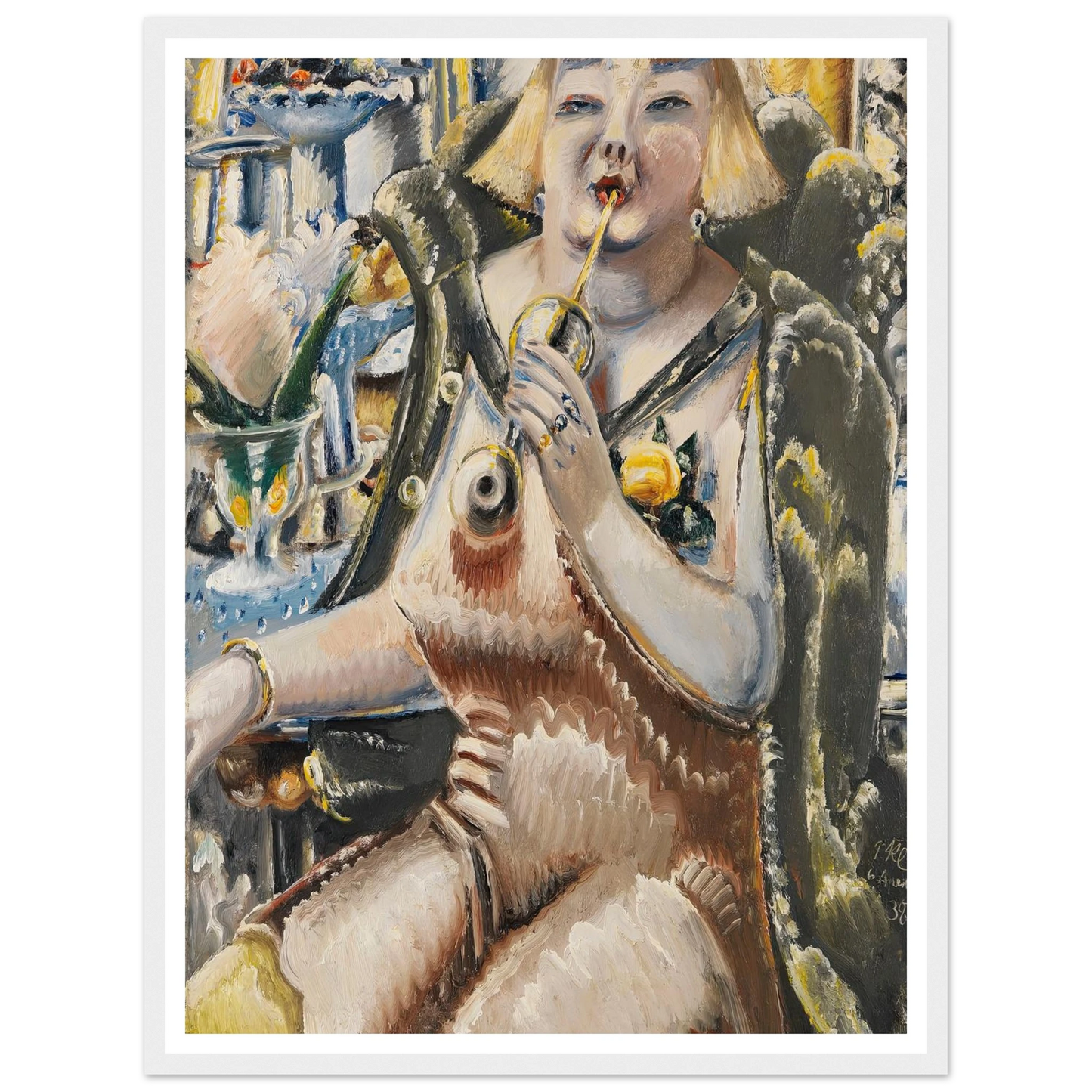 An der Bar (The Star at the Show) (1938) Art Print | Paul Kleinschmidt-Quipham Collections
