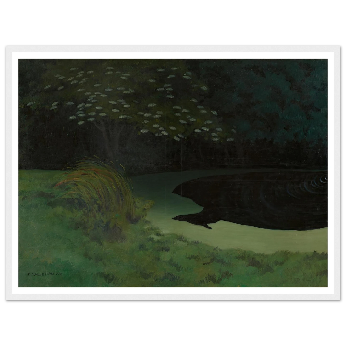 The Pond (Honfleur) (1909) Art Print | Felix Vallotton-Quipham Collections