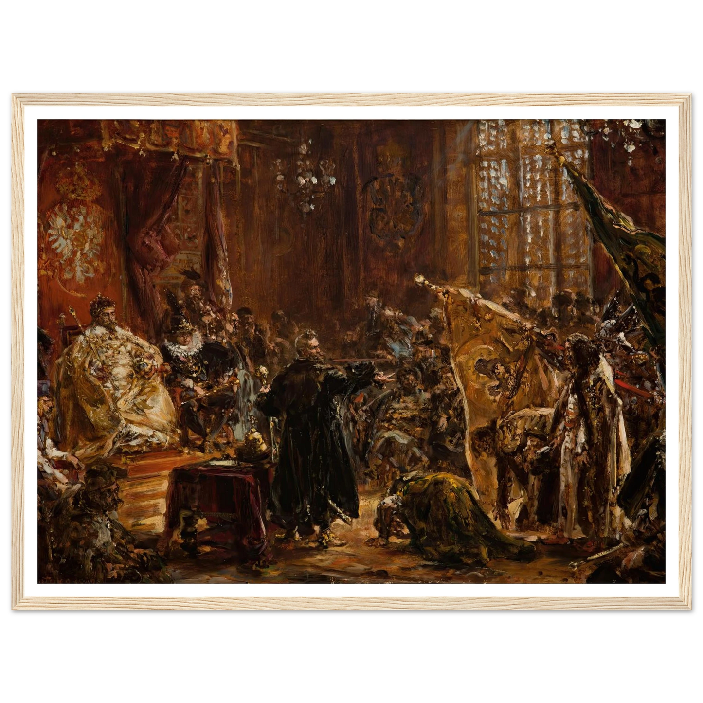 Shuysky Tsars at the Seym of Warsaw (1892) Art Print | Jan Matejko-Quipham Collections