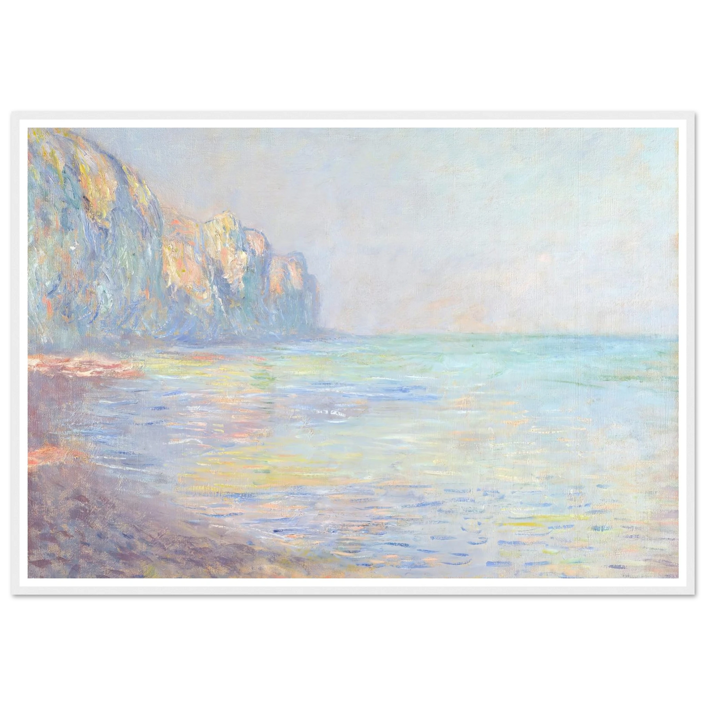 Le Matin, temps brumeux, Pourville (Misty Morning at Pourville) (1882) Art Print | Claude Monet-Quipham Collections