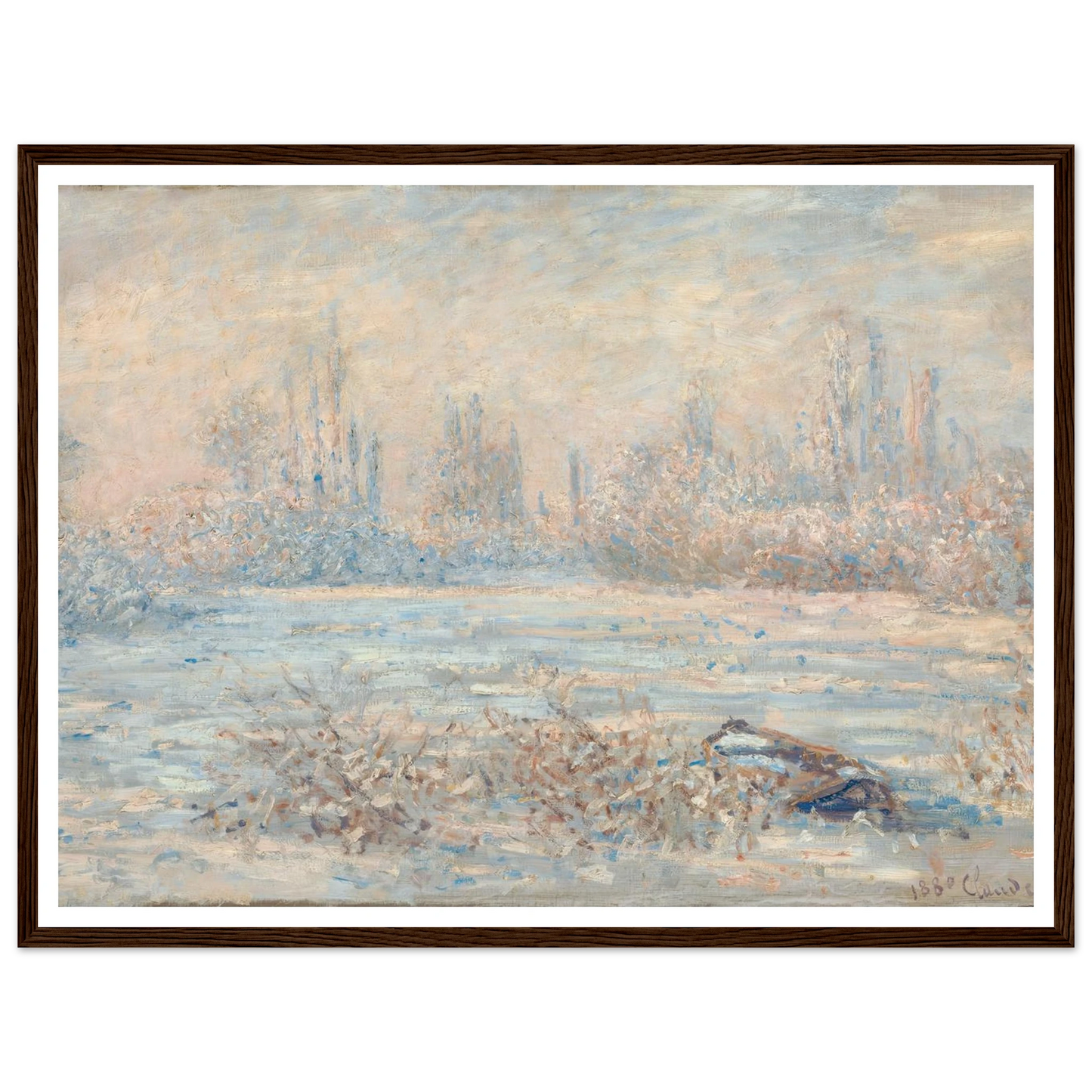Le Givre (1880) Art Print | Claude Monet-Quipham Collections