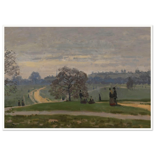 Hyde Park, London (circa 1871) Art Print | Claude Monet-Quipham Collections