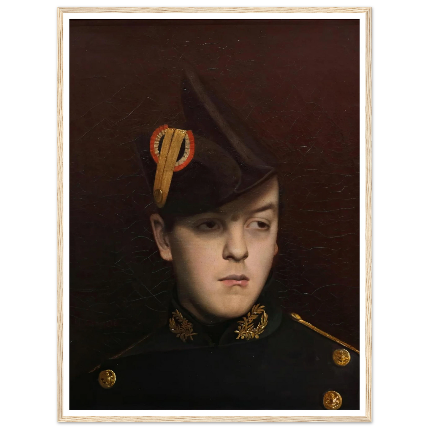 Portrait of Armand Gérome Art Print | Jean Leon Gerome-Quipham Collections