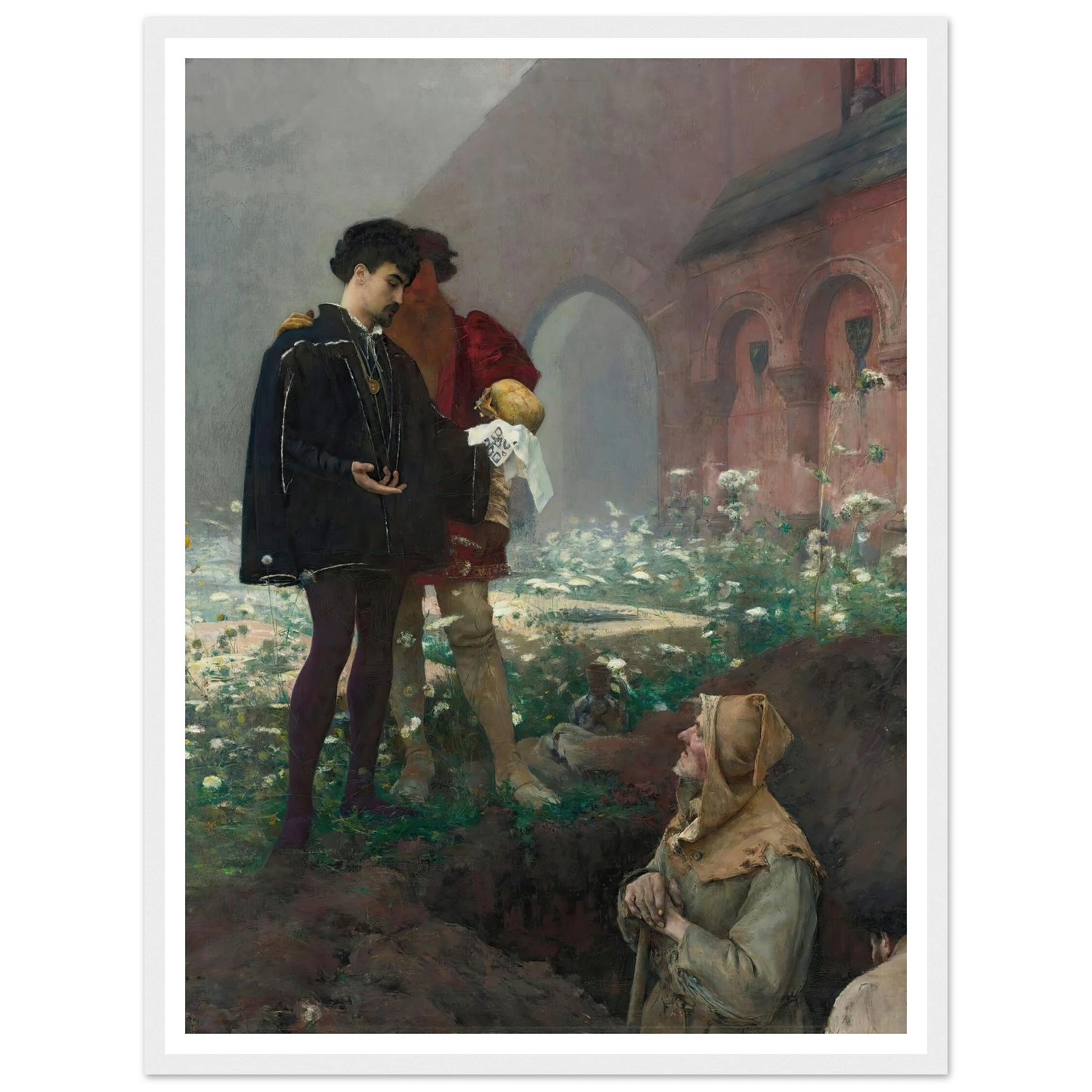 Hamlet Et Les Fossoyeurs (1884) Art Print | Pascal Adolphe Jean Dagnan Bouveret-Quipham Collections