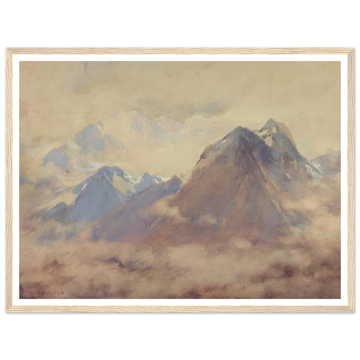 The Almighty’s Own, An Impression Of The High Andes (1910) Art Print | William Henry Holmes-Quipham Collections