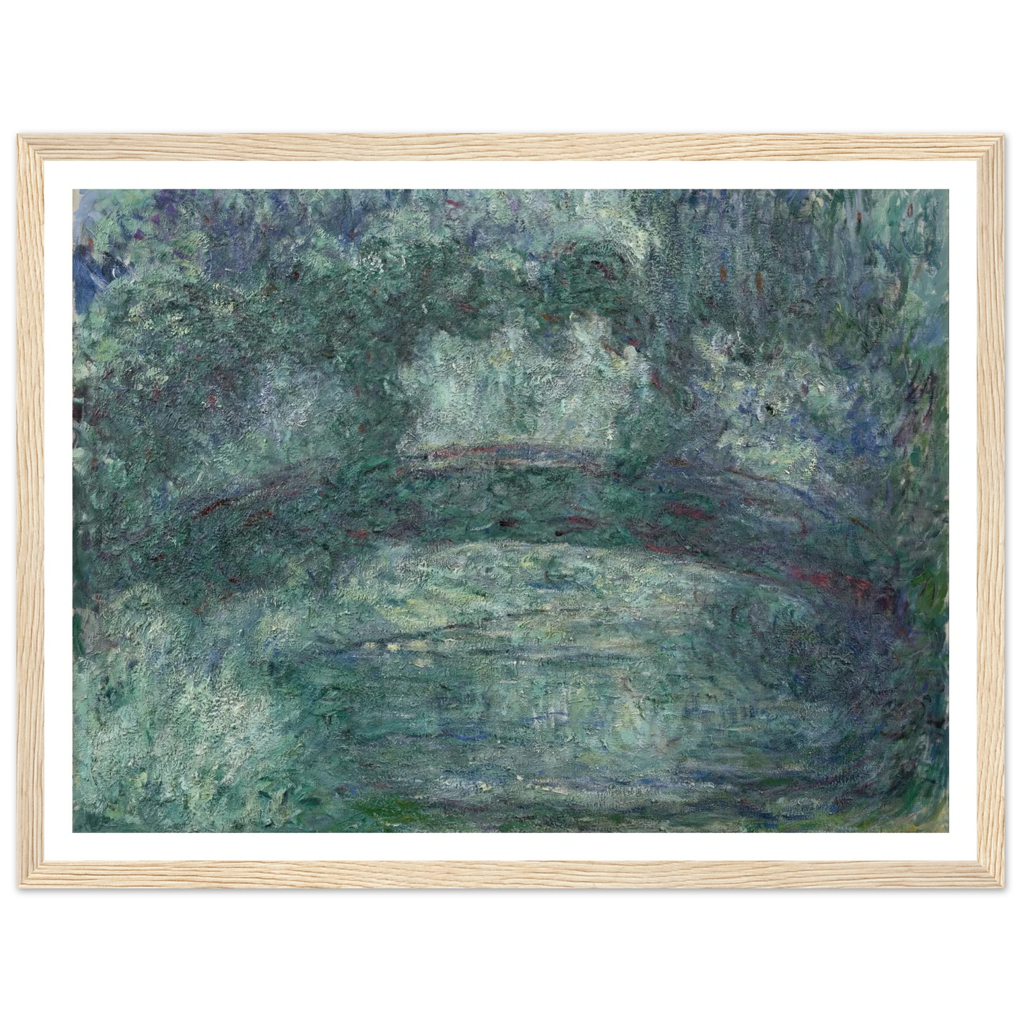 The Japanese bridge (1919-1924) Art Print | Claude Monet-Quipham Collections