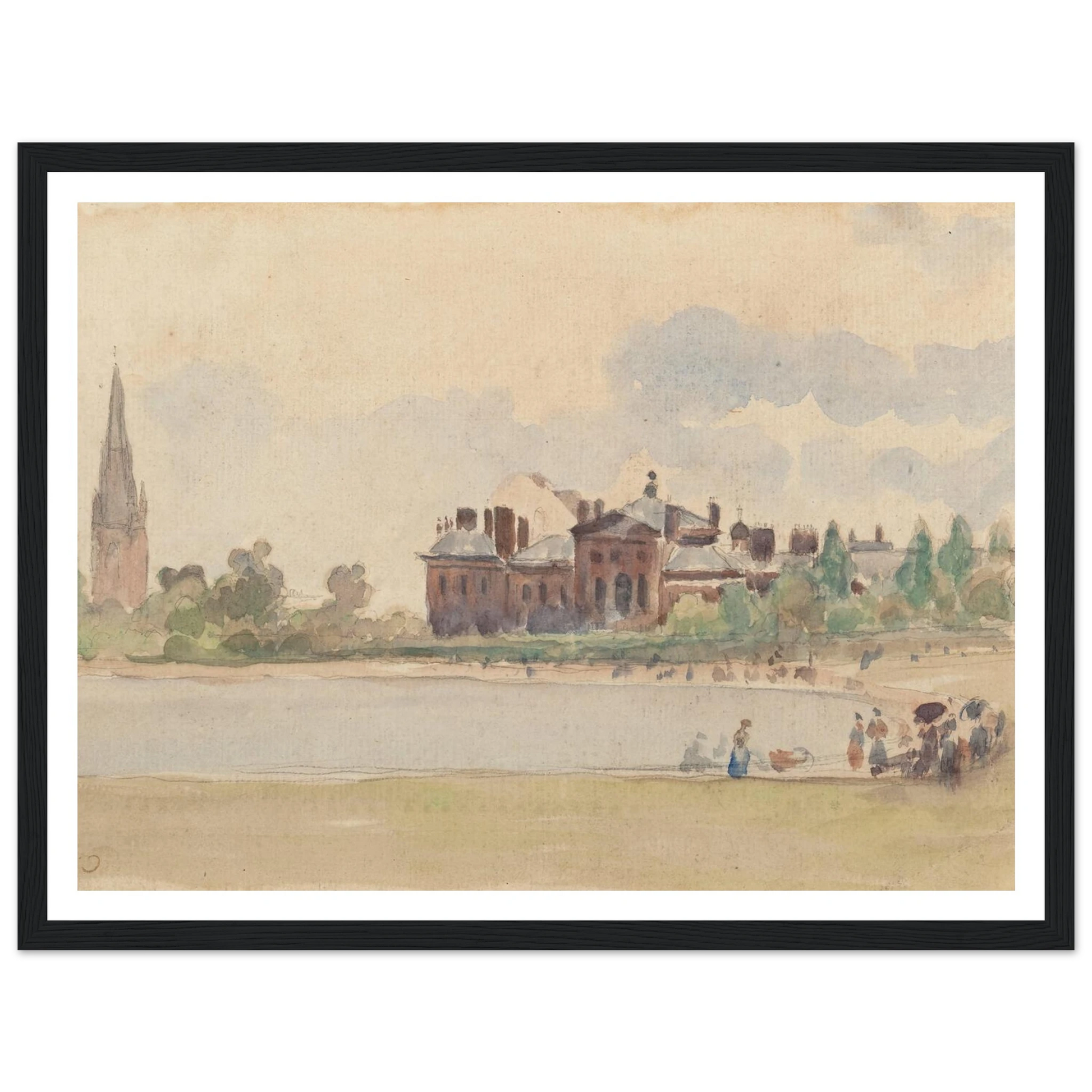Kensington Gardens, London (1890) Art Print | Camille Pissarro-Quipham Collections