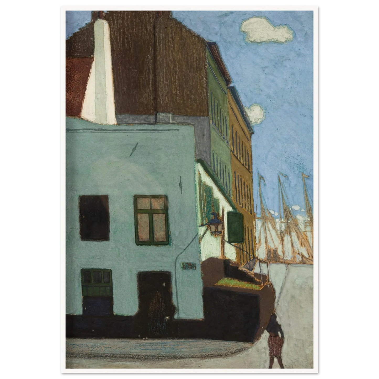 De Preekstoel, Ostende (circa 1911-1913) Art Print | Leon Spilliaert-Quipham Collections