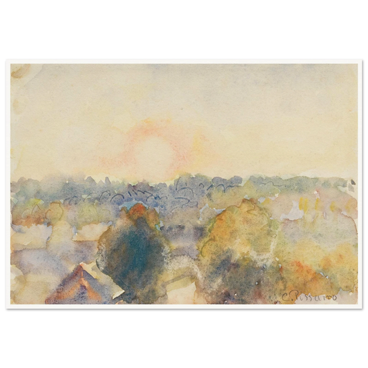 Eragny (1892) Art Print | Camille Pissarro-Quipham Collections