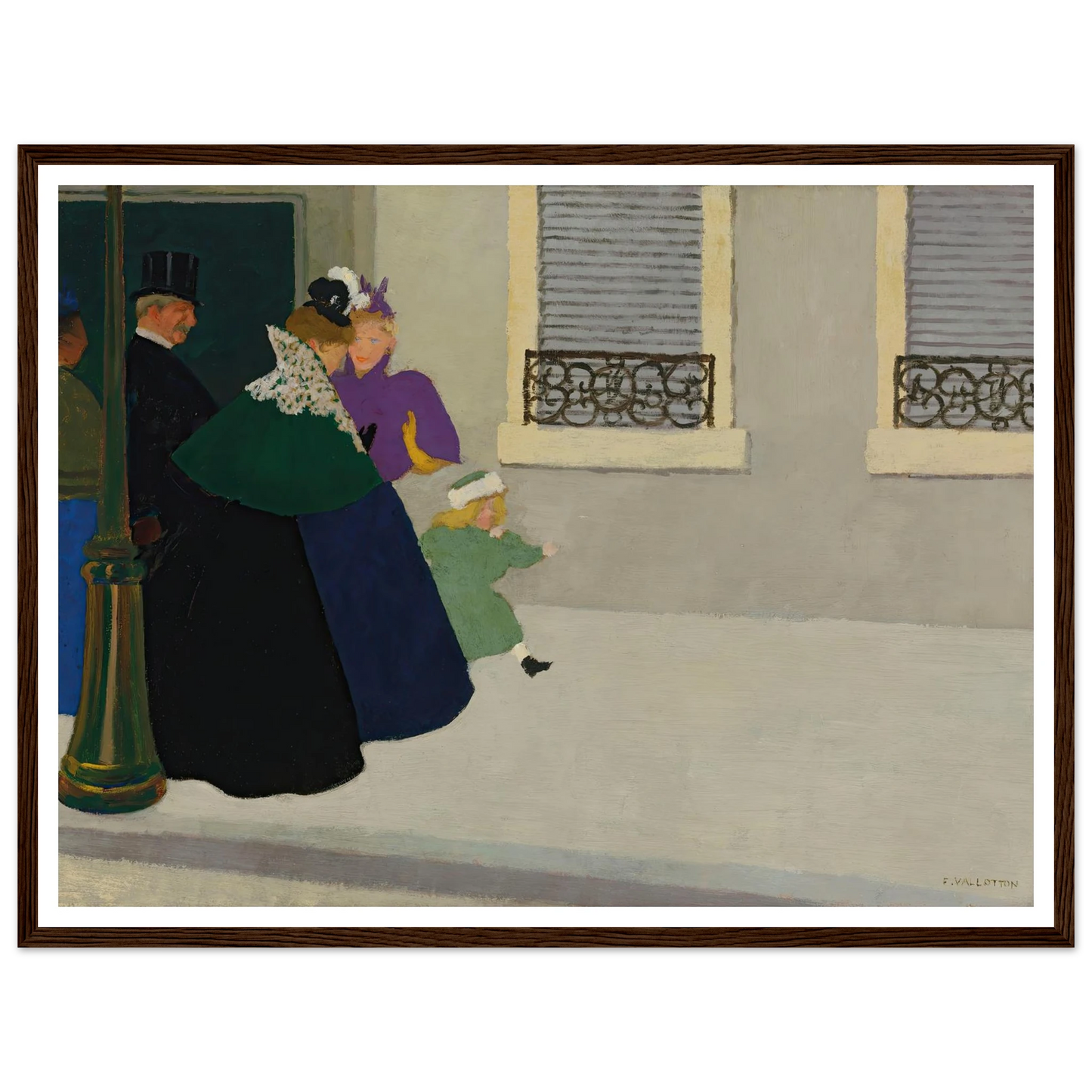 En promenade (circa 1895) Art Print | Felix Vallotton-Quipham Collections