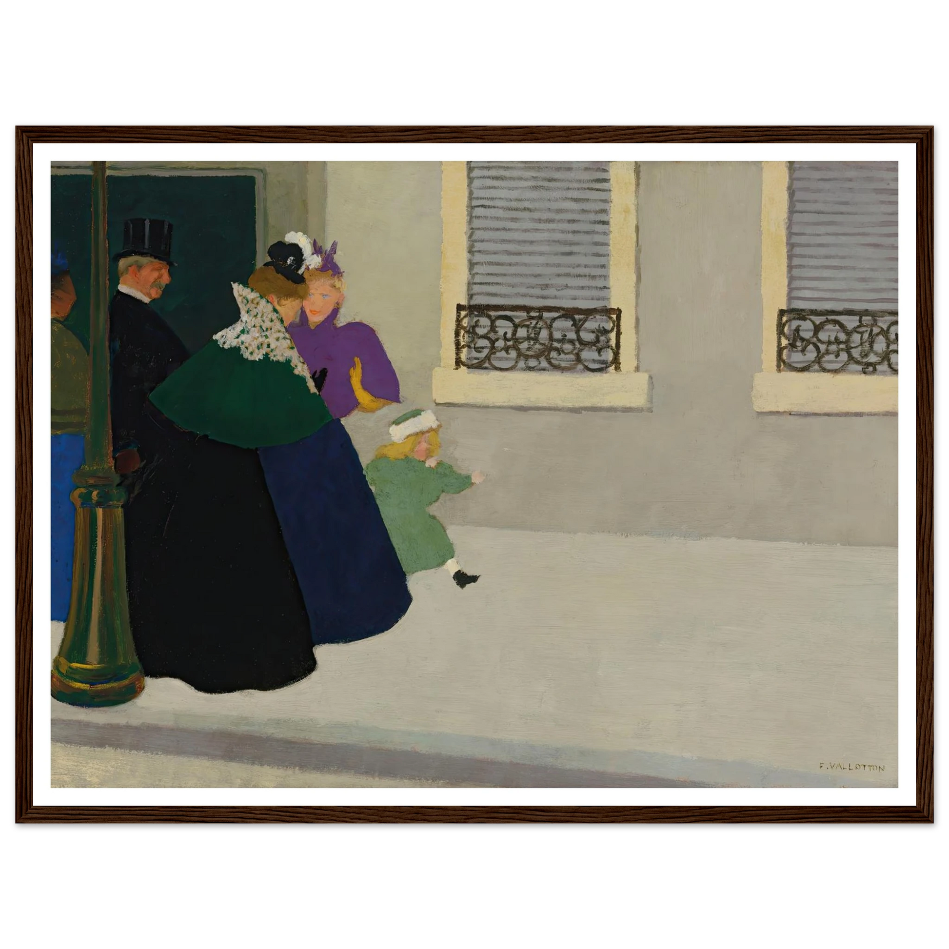 En promenade (circa 1895) Art Print | Felix Vallotton-Quipham Collections