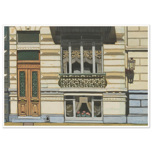 Huis in de Peter Benoitstraat, Oostende (1929) Art Print | Leon Spilliaert-Quipham Collections