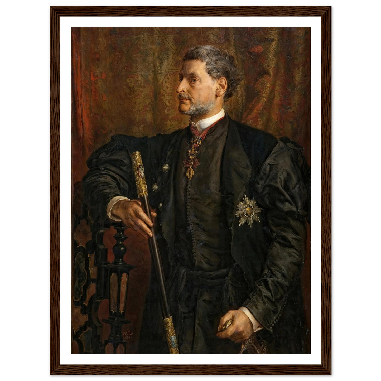 Portrait of Alfred Potocki (1879) Art Print | Jan Matejko-Quipham Collections