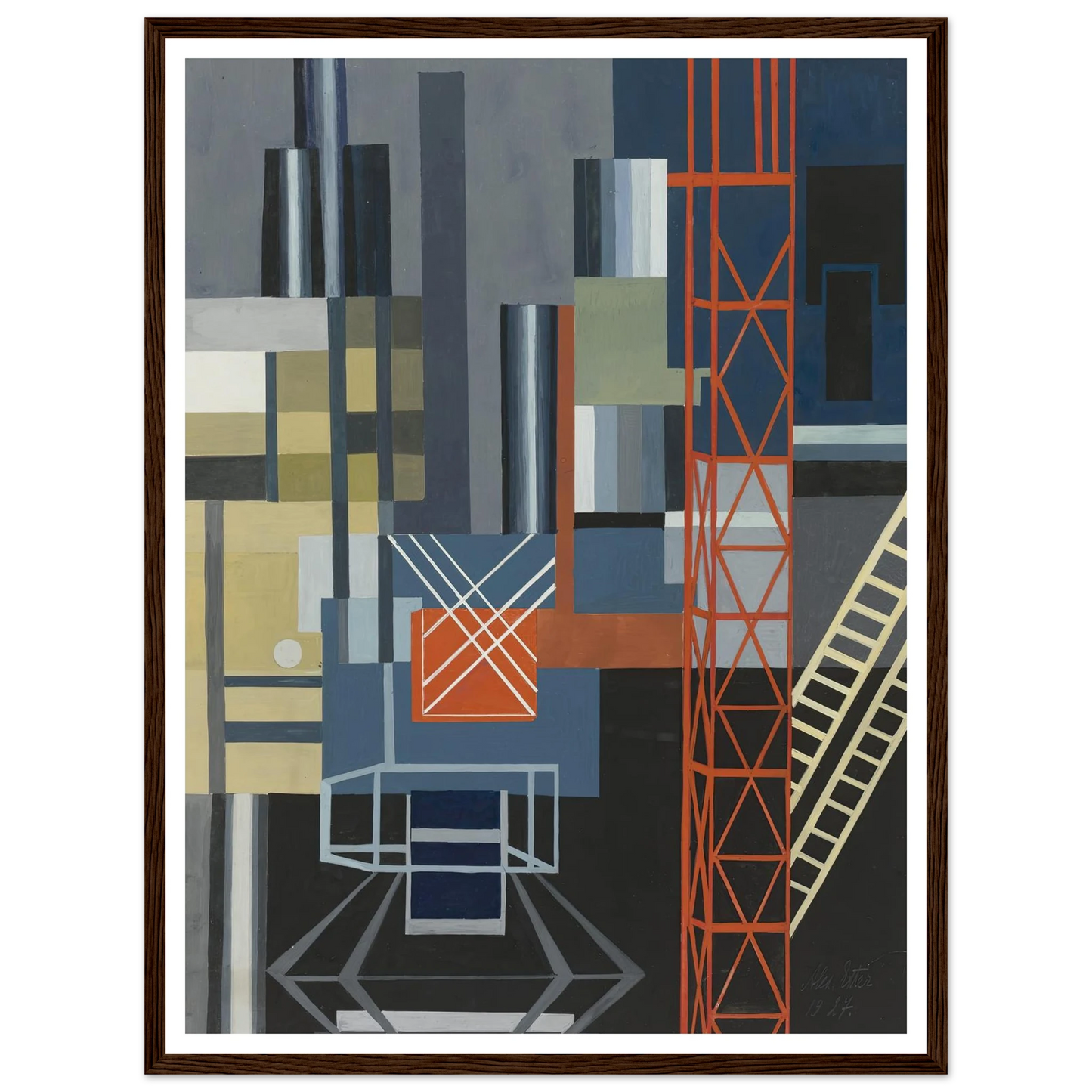 Constructivist Stage Design Art Print | Alexandra Exter-Quipham Collections