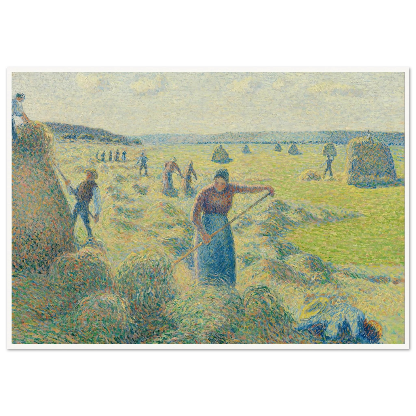 La Récolte des Foins, Éragny Art Print | Camille Pissarro-Quipham Collections