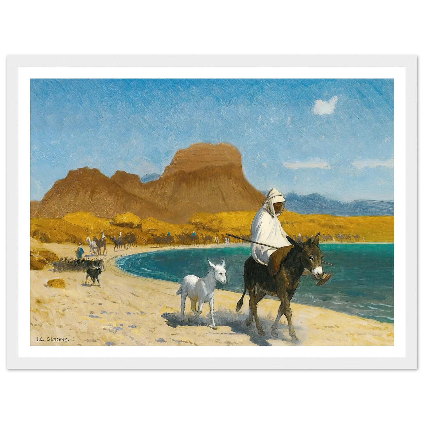 Golfe D’Akaba Art Print | Jean Leon Gerome-Quipham Collections