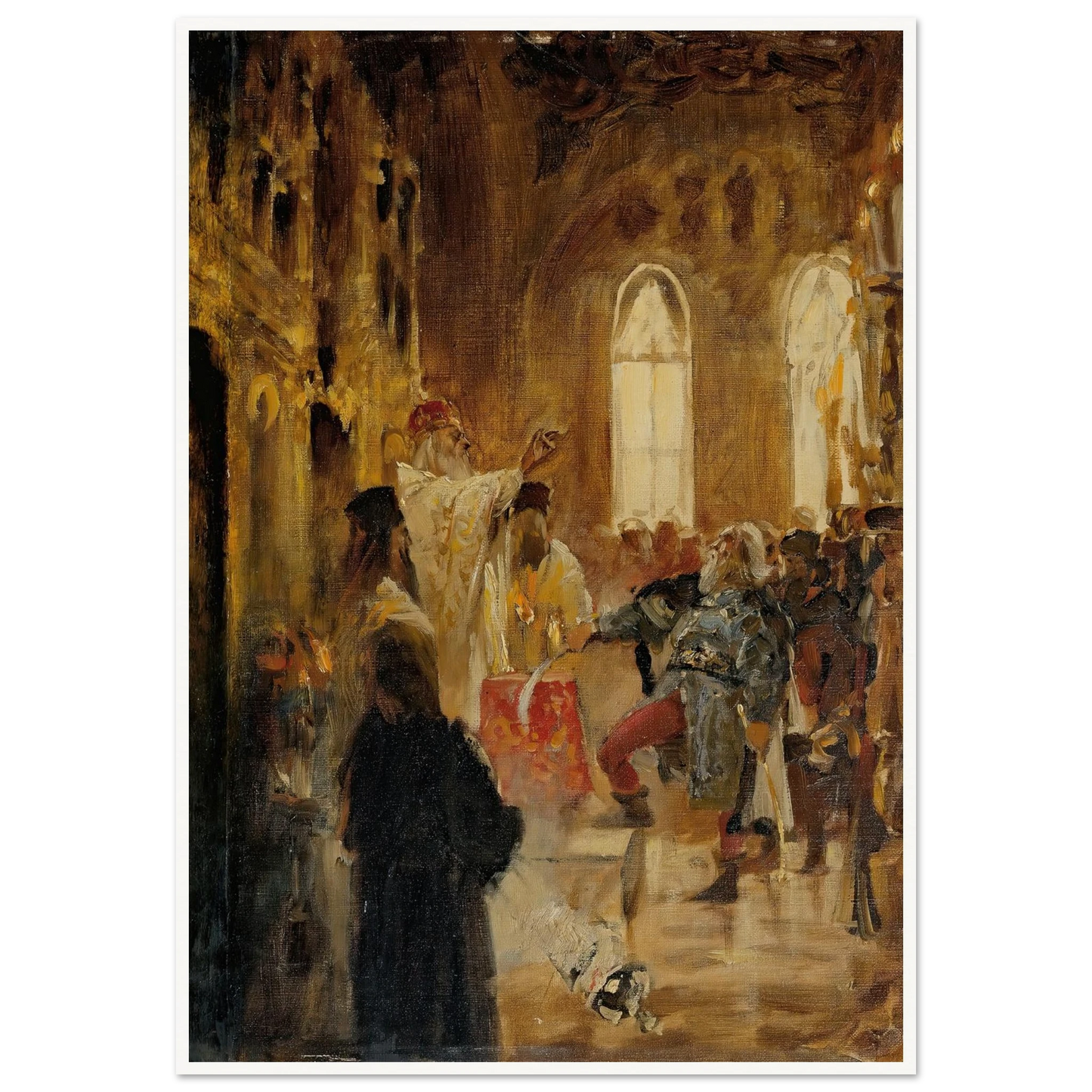 Krönungsszene Art Print | Jan Matejko-Quipham Collections