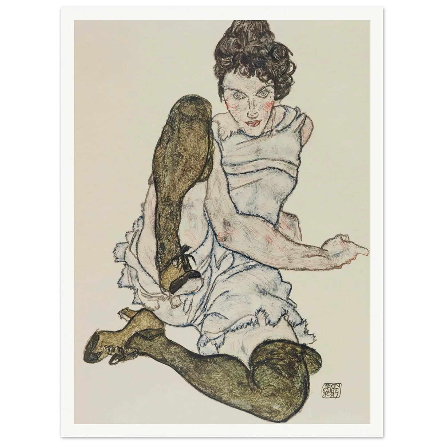 Handzeichnungen (1920) Art Print | Egon Schiele-Quipham Collections