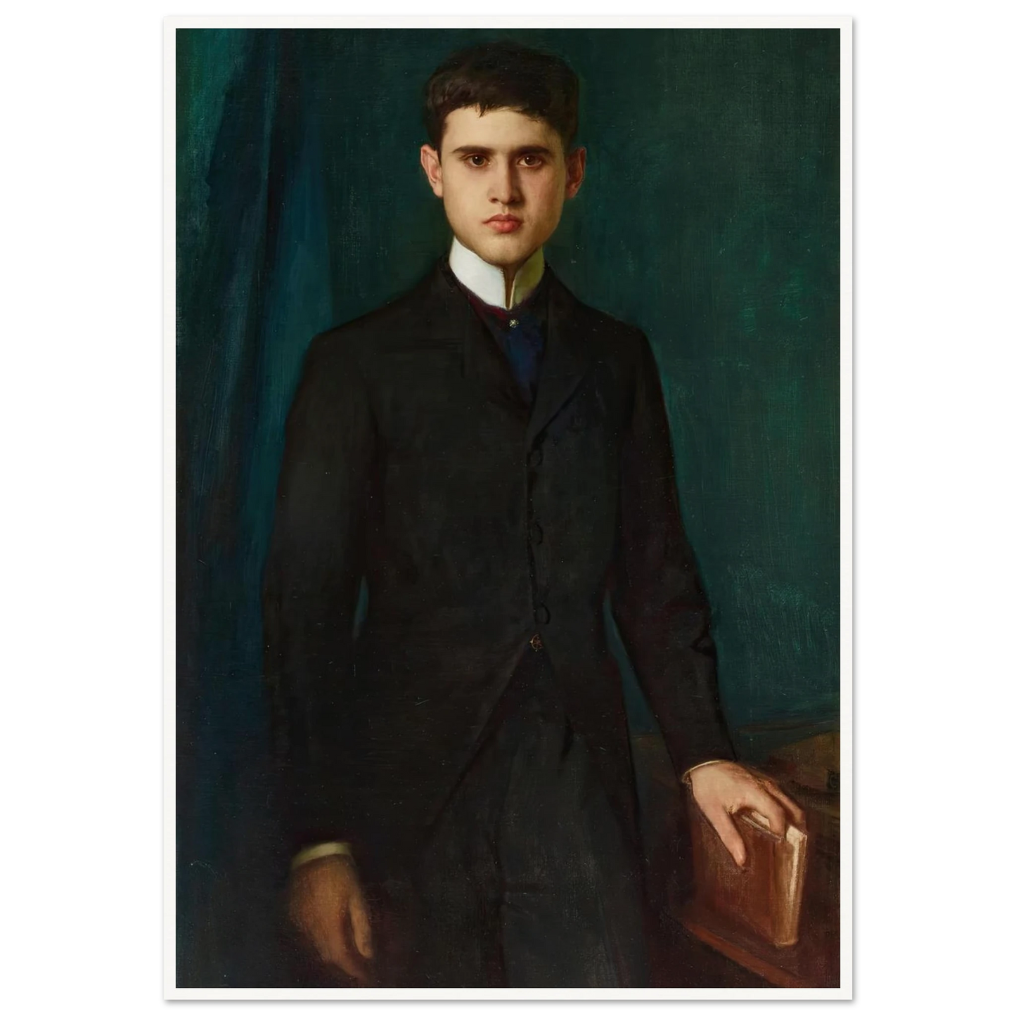 Portrait of Joannes de Stuers at 20 years old (1897) Art Print | Pascal Adolphe Jean Dagnan Bouveret-Quipham Collections