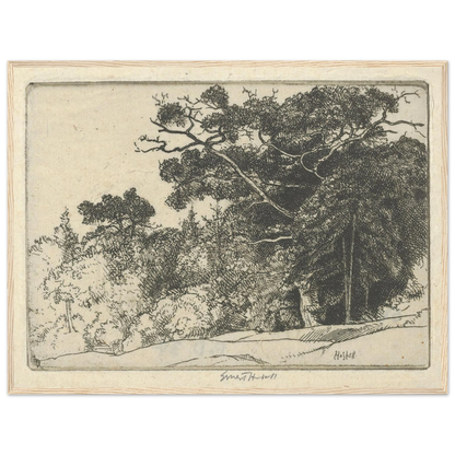 Brown’s Oak (probably 1910) Art Print | Ernest Haskell-Quipham Collections