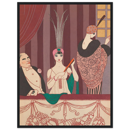La Loge (1914) Art Print | George Barbier-Quipham Collections