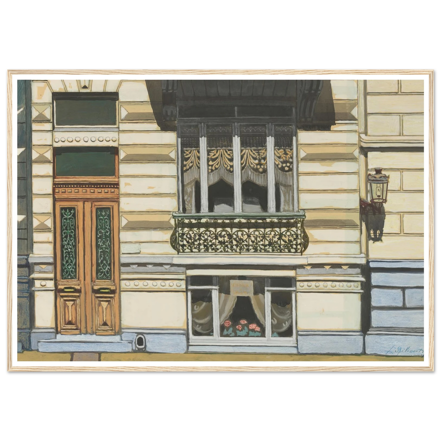 Huis in de Peter Benoitstraat, Oostende (1929) Art Print | Leon Spilliaert-Quipham Collections
