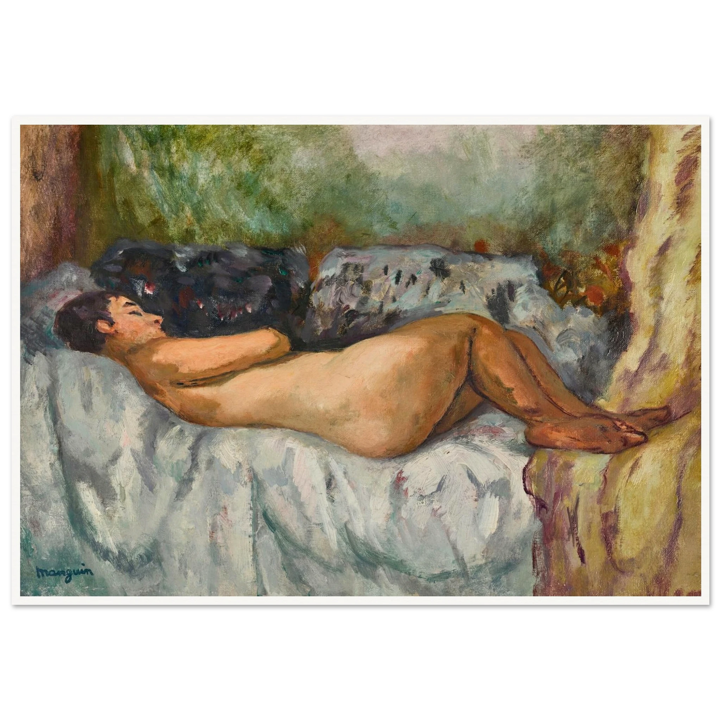 Jeanne; Nu allongé (1931) Art Print | Henri Manguin-Quipham Collections