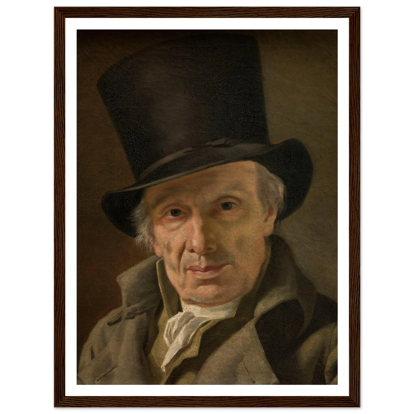 Man in a Hat Art Print | Jacques Louis David-Quipham Collections
