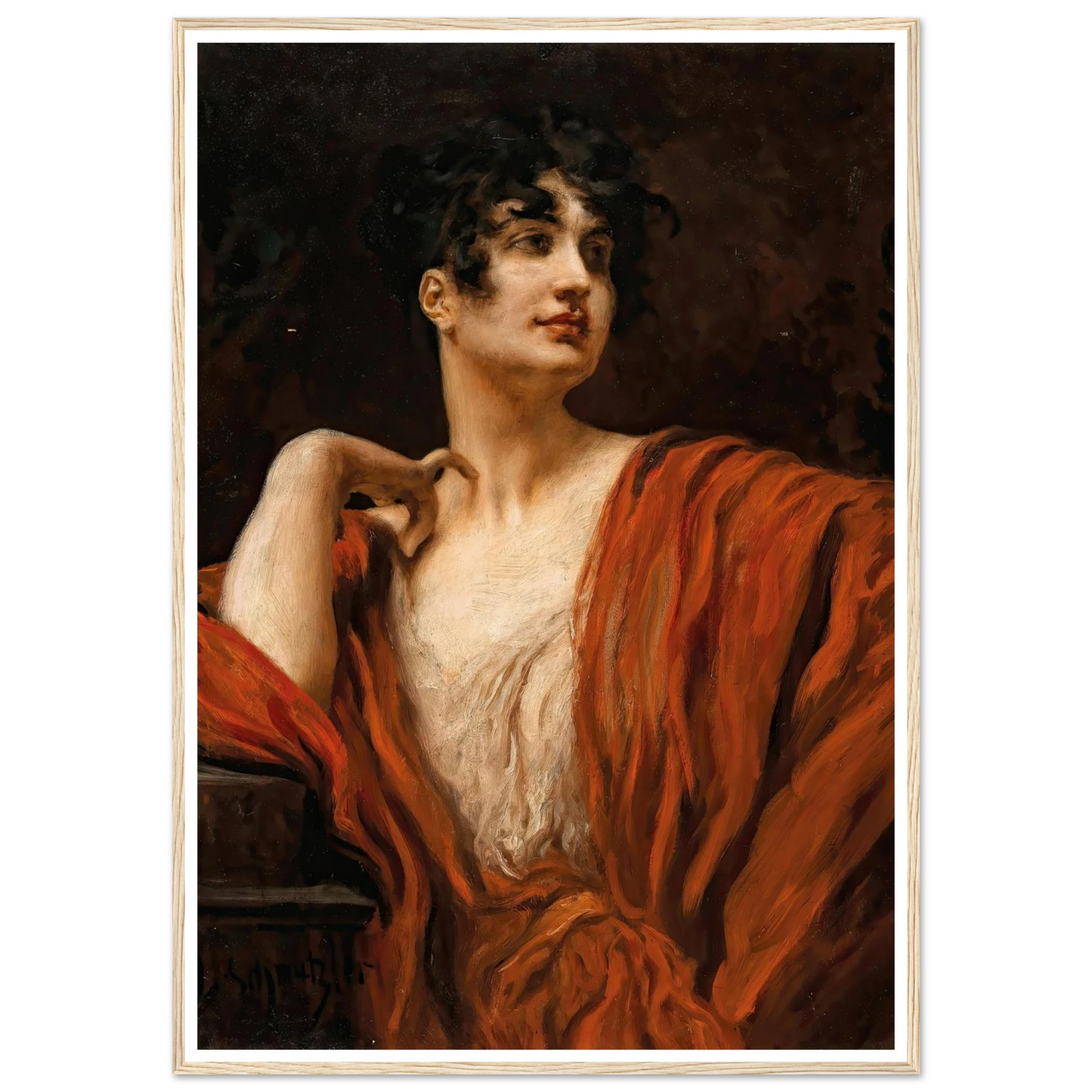 A Young Beauty Art Print | Leopold Schmutzler-Quipham Collections