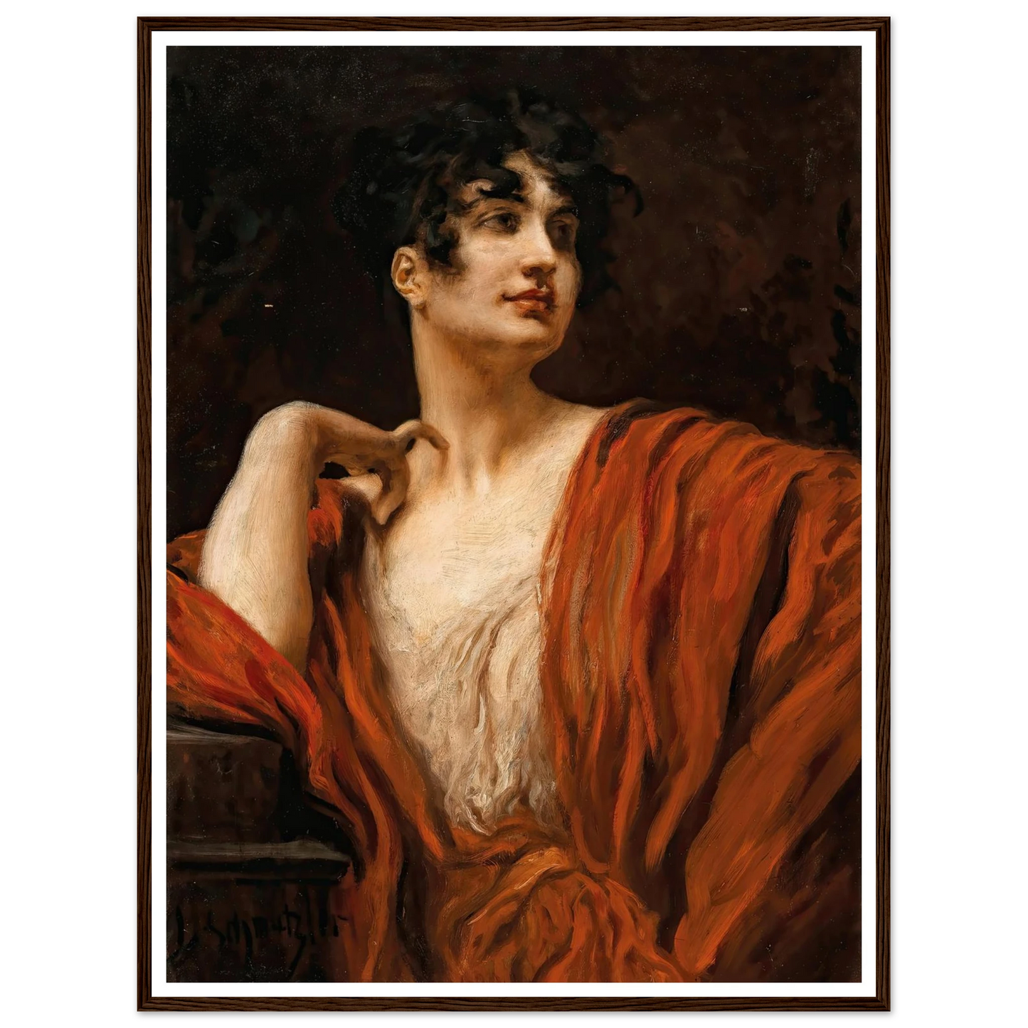 A Young Beauty Art Print | Leopold Schmutzler-Quipham Collections