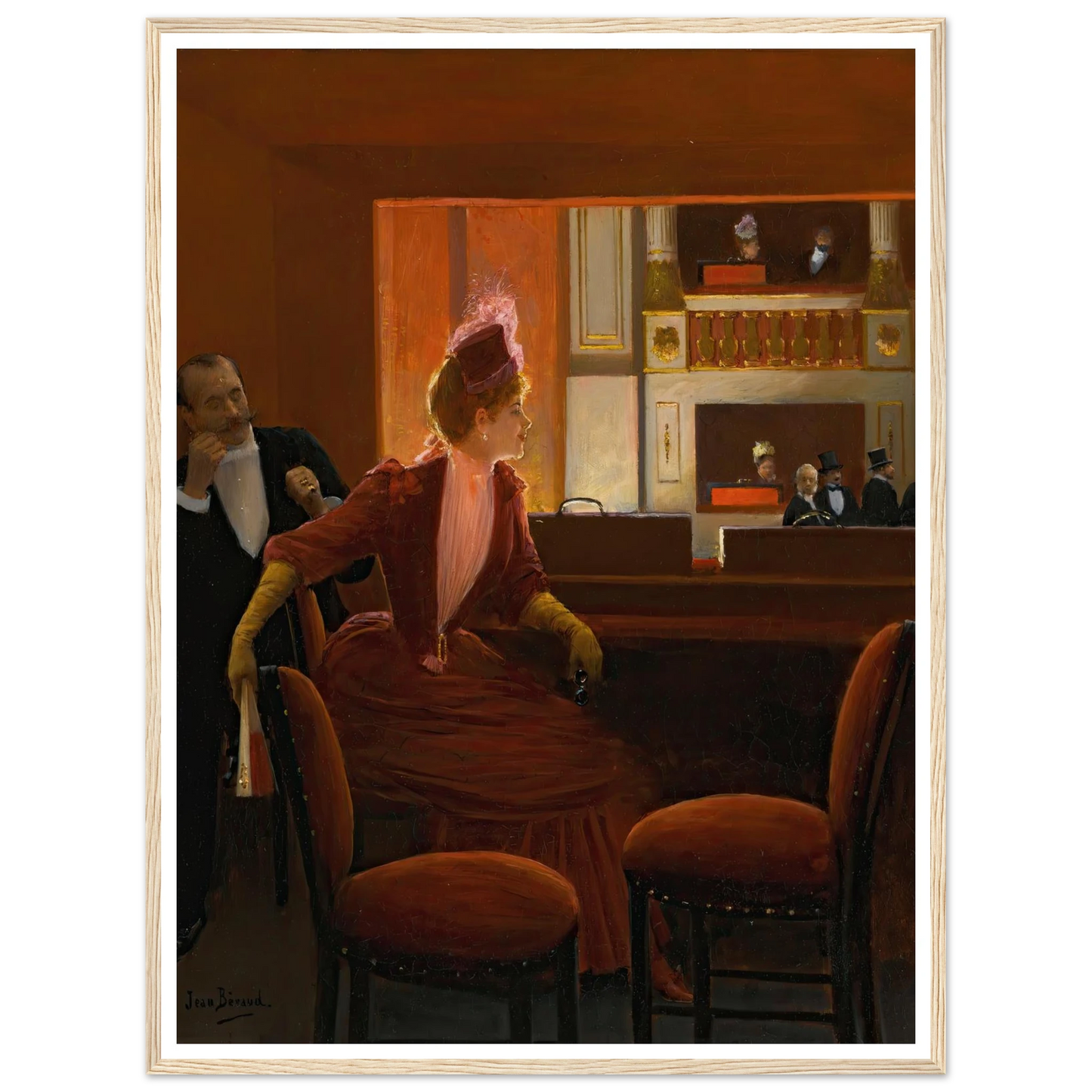 La Loge Art Print | Jean Beraud-Quipham Collections