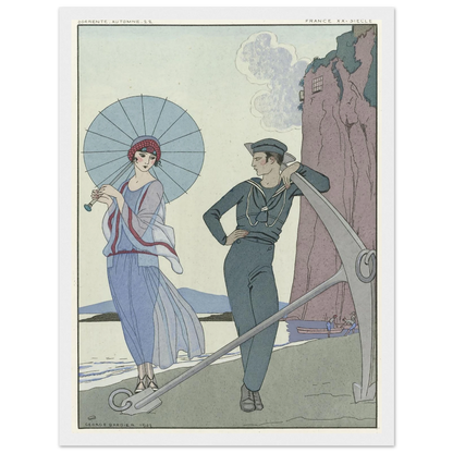 Joie de vivre; Falbalas et Fanfreluches (1923) Art Print | George Barbier-Quipham Collections
