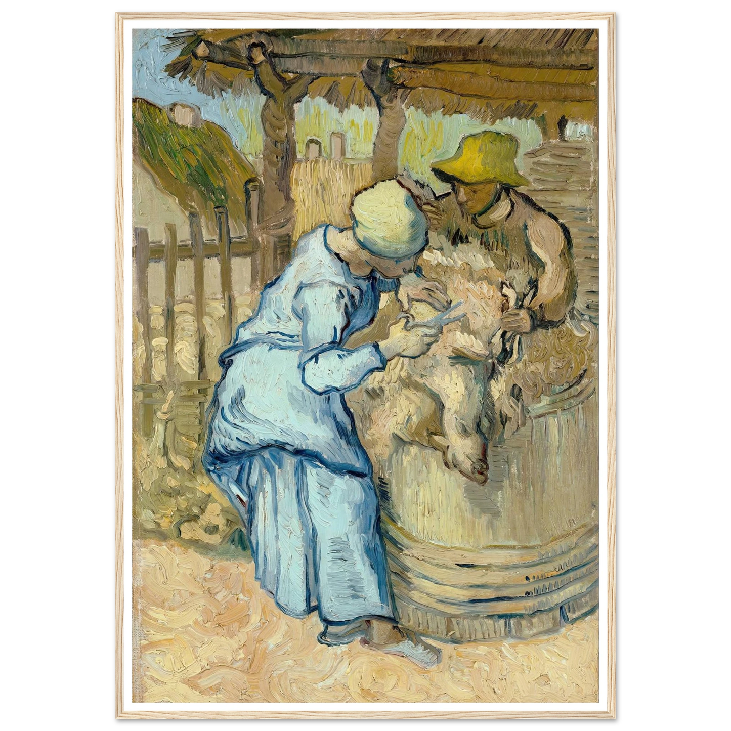 The Sheep-Shearer (After Millet) Art Print | Vincent van Gogh-Quipham Collections