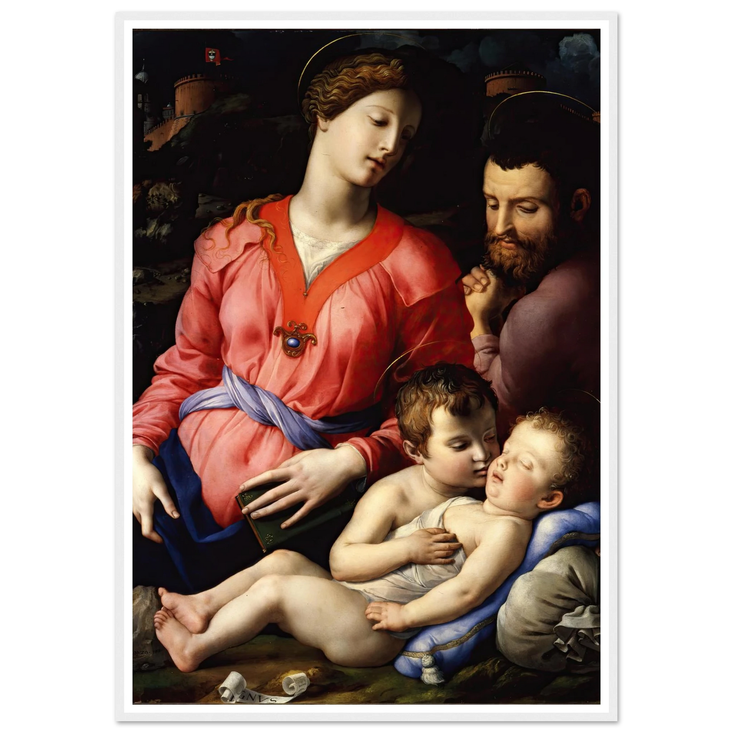 The Panciatichi Holy Family (Circa 1540) Art Print | Agnolo Bronzino-Quipham Collections