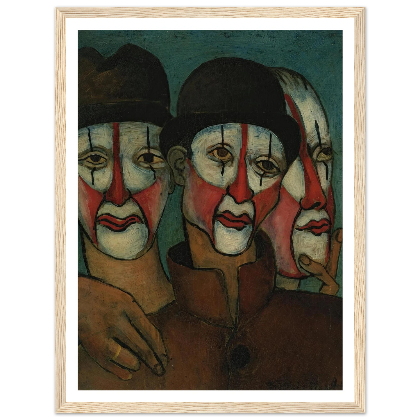 Trois mimes Art Print | Francis Picabia-Quipham Collections
