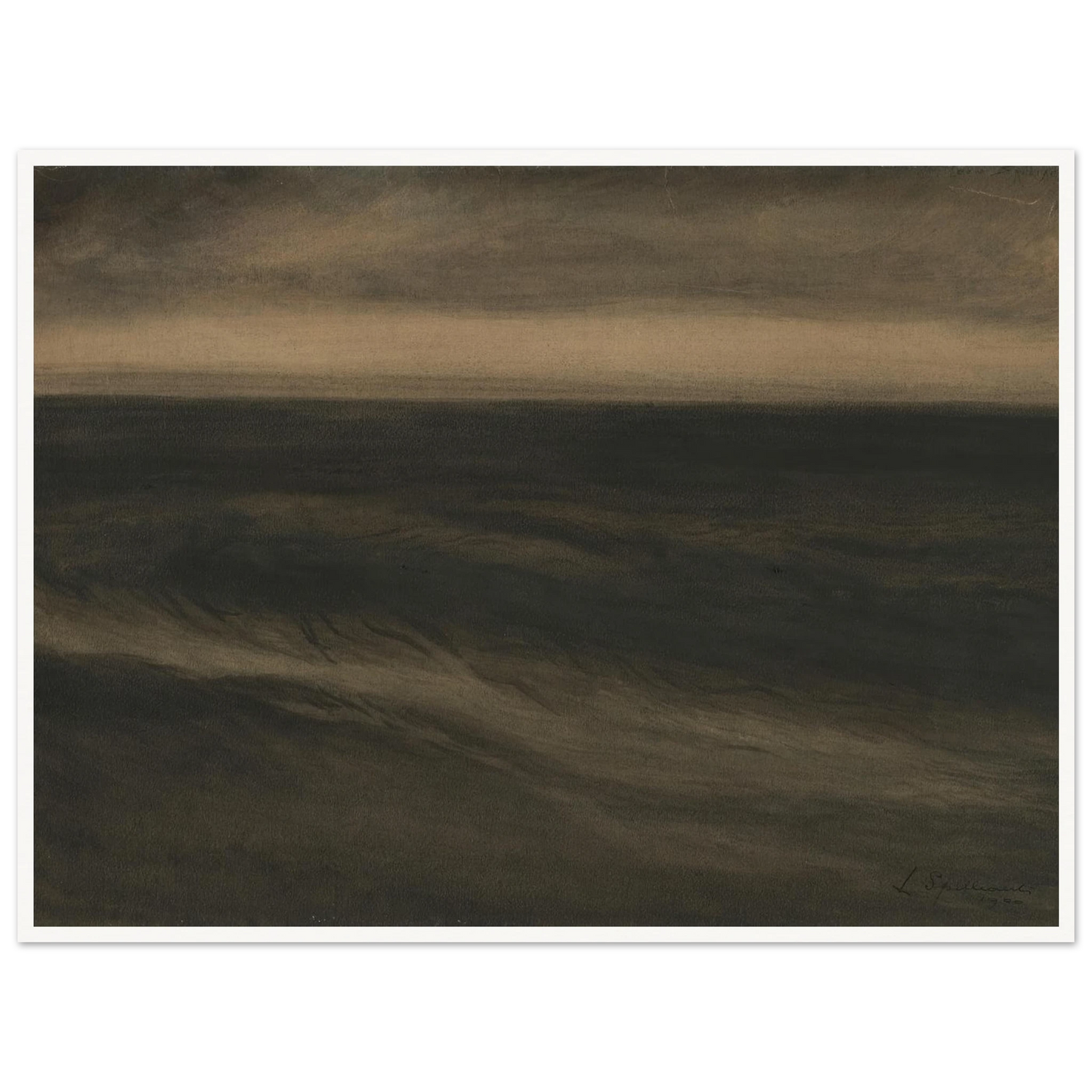Zwarte marine (1900) Art Print | Leon Spilliaert-Quipham Collections