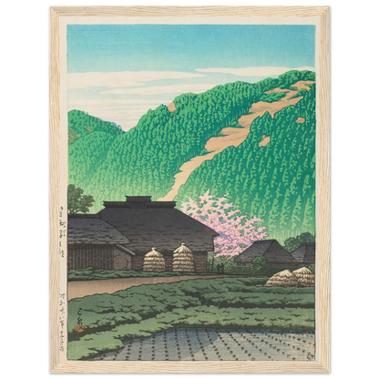 Izu Nishibira no asa (Morning in Nishibira, Izu) (1953) Art Print | Kawase Hasui-Quipham Collections