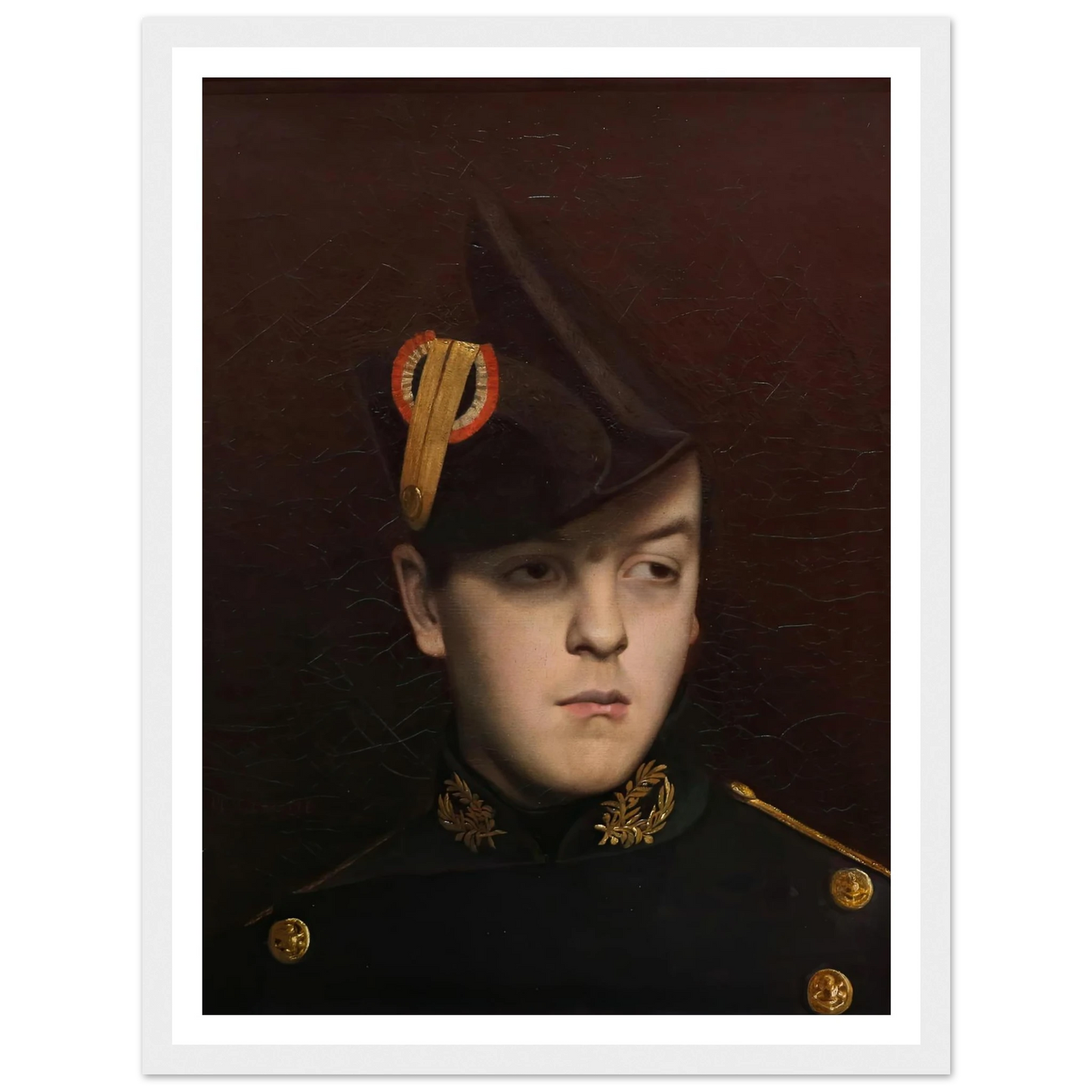 Portrait of Armand Gérome Art Print | Jean Leon Gerome-Quipham Collections