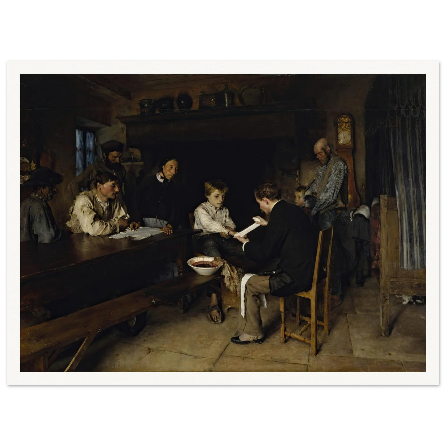 An Accident (1879) Art Print | Pascal Adolphe Jean Dagnan Bouveret-Quipham Collections