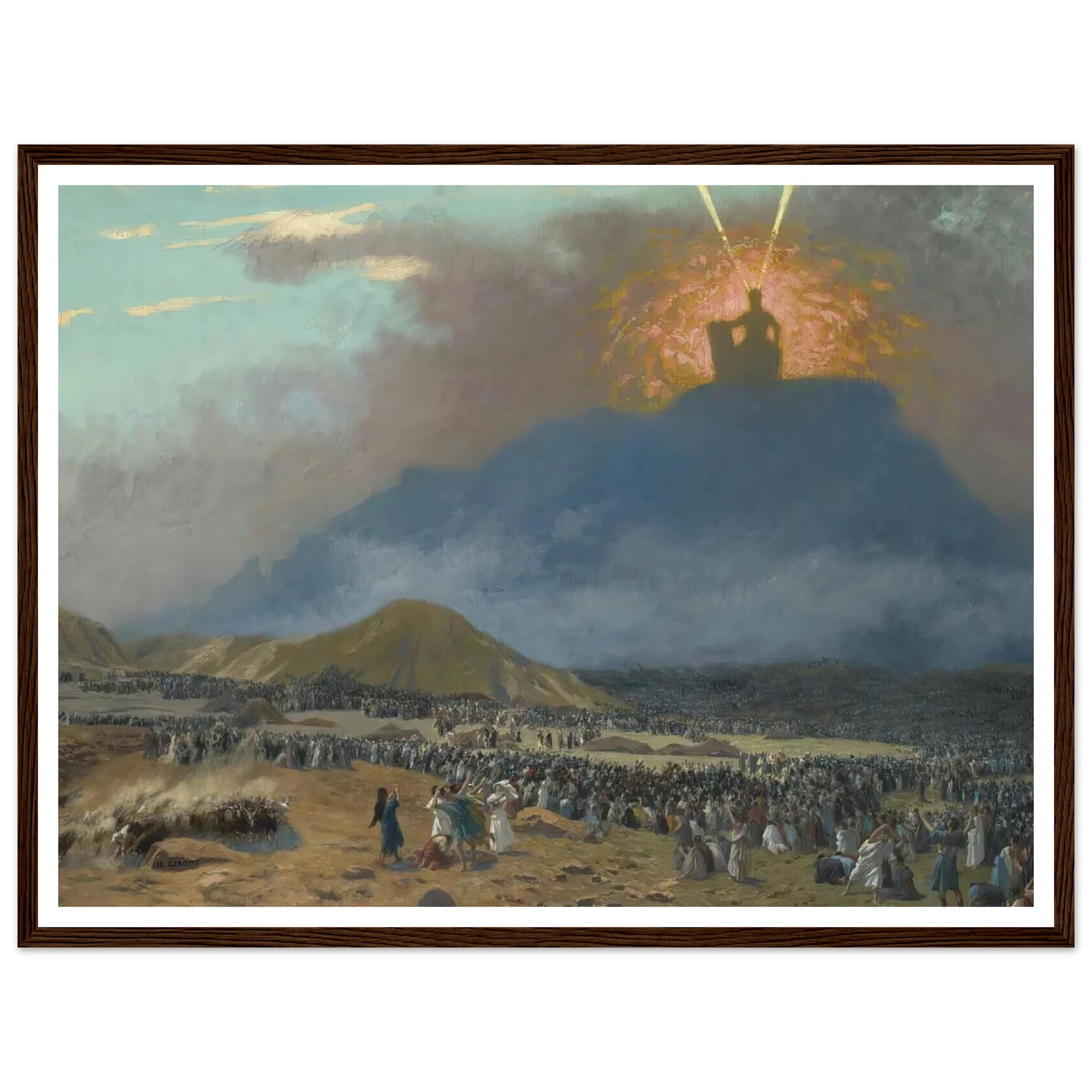 Moses On Mount Sinai Art Print | Jean Leon Gerome-Quipham Collections