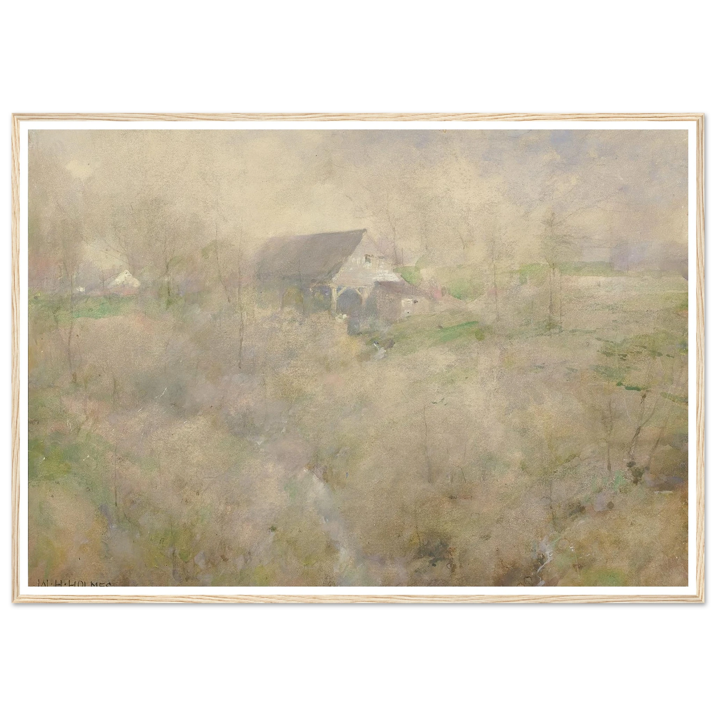 My Old Mill, Holmescroft, Near Rockville Art Print | William Henry Holmes-Quipham Collections