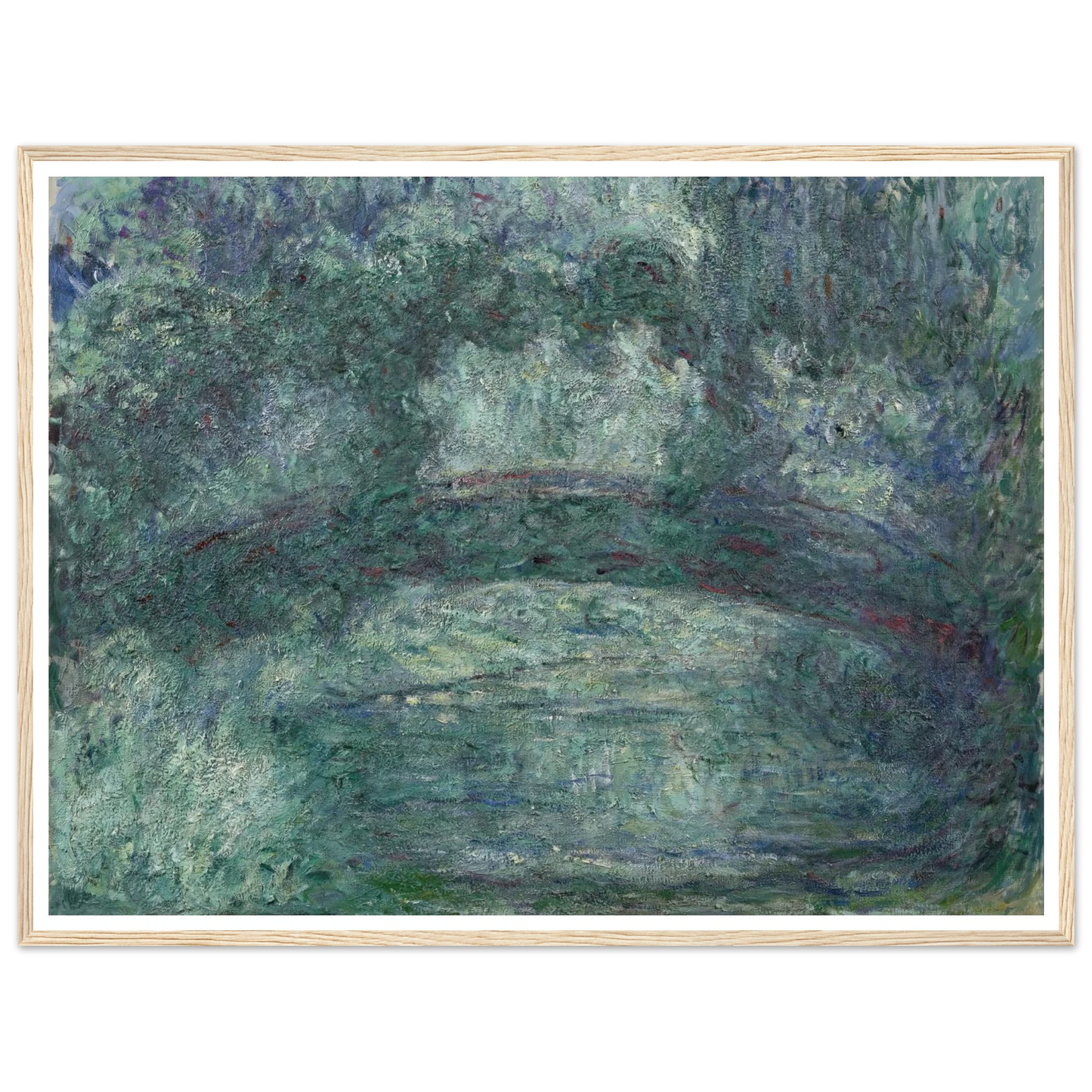 The Japanese bridge (1919-1924) Art Print | Claude Monet-Quipham Collections