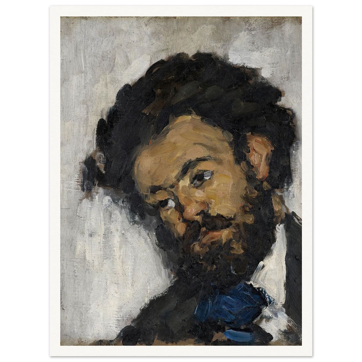 Portrait Of Antoine-Fortuné Marion (1871) Art Print | Paul Cezanne-Quipham Collections