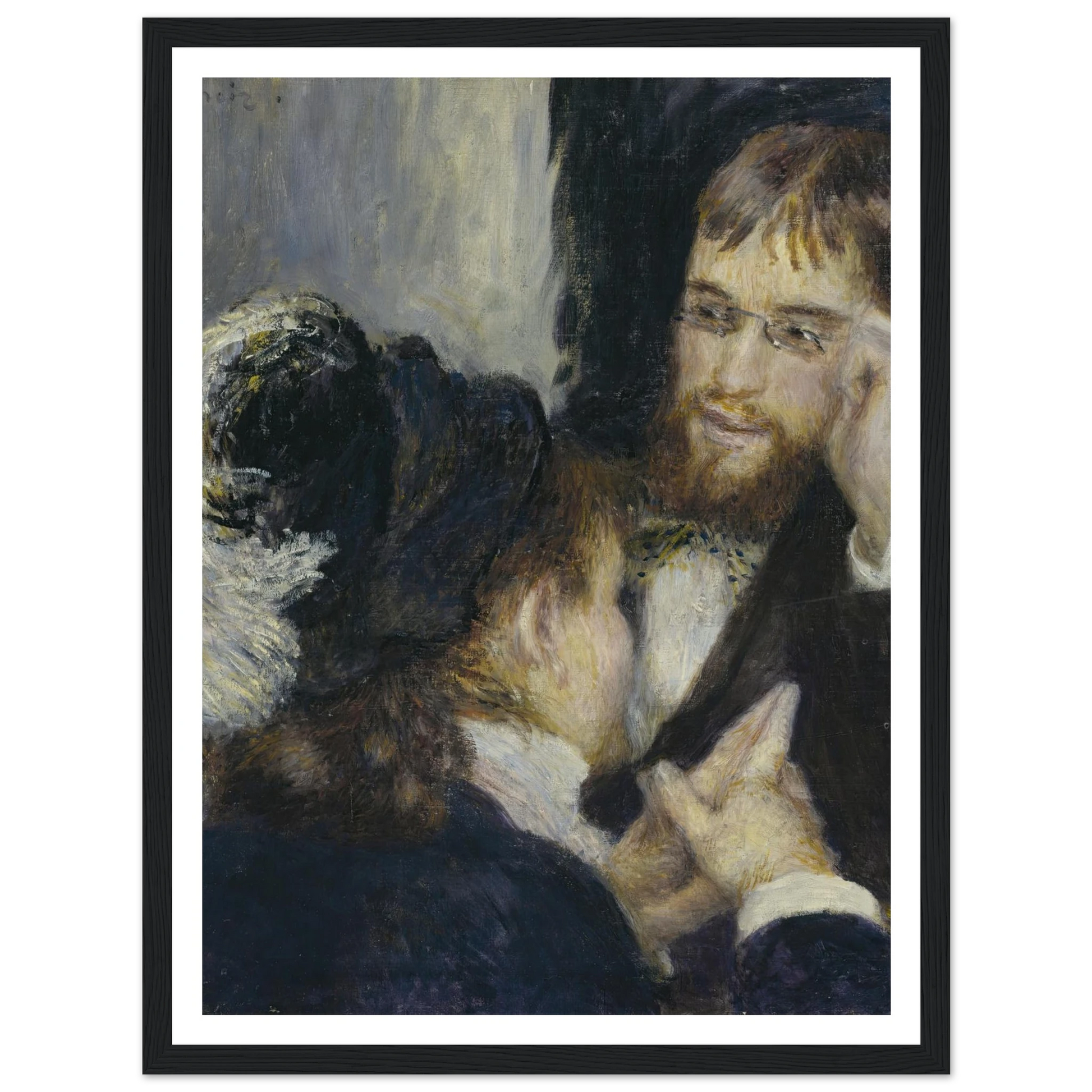 Conversation (1878) Art Print | Pierre Auguste Renoir-Quipham Collections