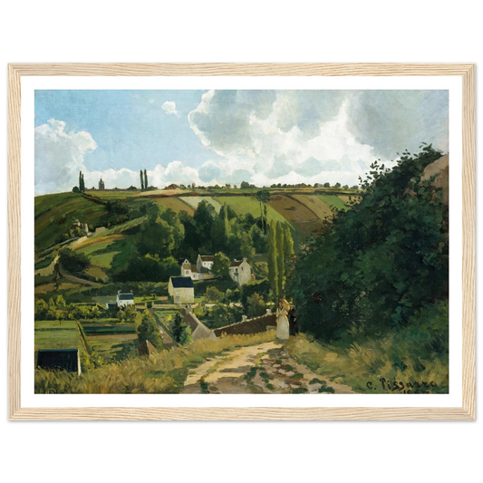 Jalais Hill, Pontoise (1867) Art Print | Camille Pissarro-Quipham Collections